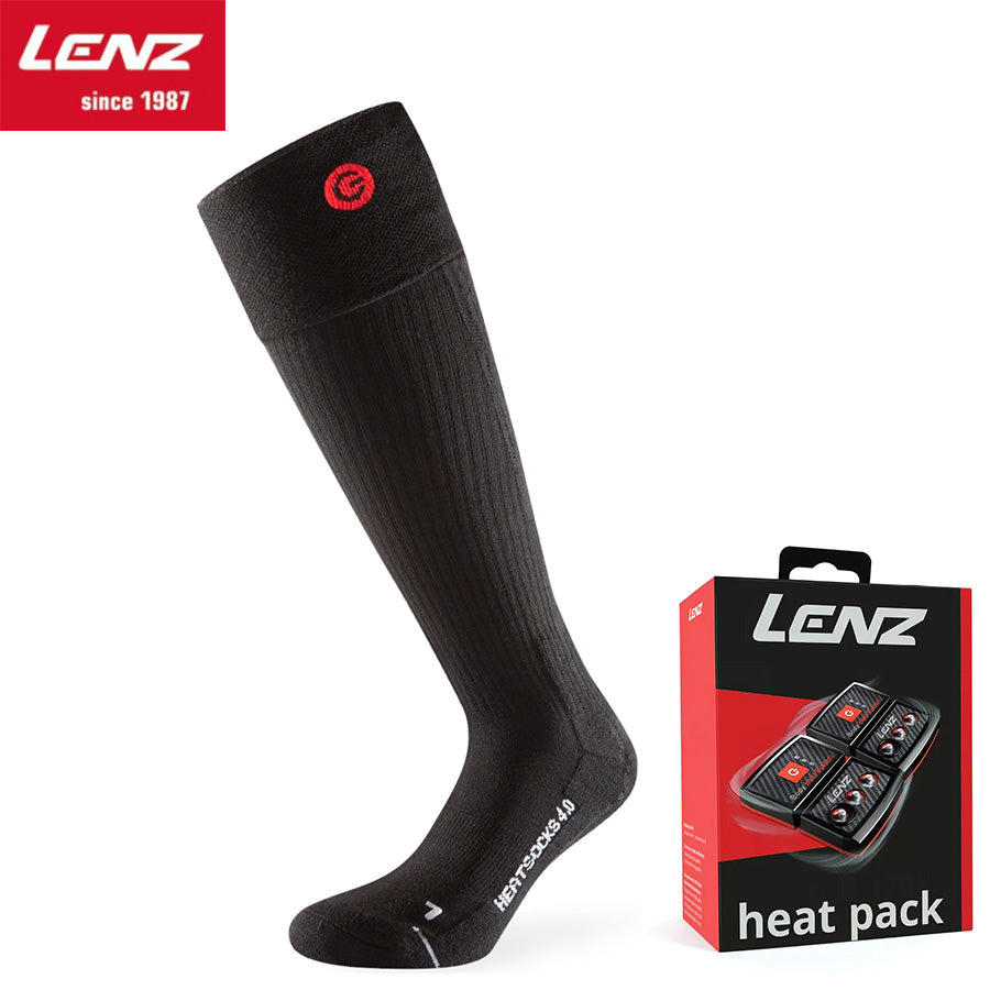 Lenz Heat Sock 4.0 toe cap + Heat Pack 2.0 (USB-C) Sets