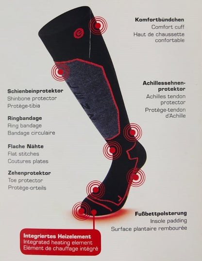 Lenz 發熱襪1.0 男女通用 + 700鋰電池套裝