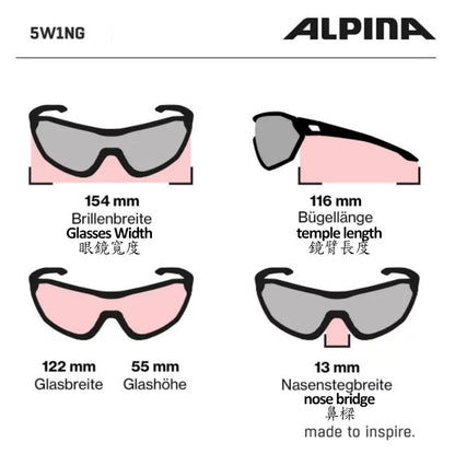 ALPINA 5W1NG CM+ Sport Sunglasses