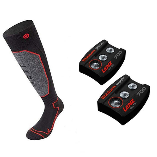 Lenz 發熱襪1.0 男女通用 + 700鋰電池套裝