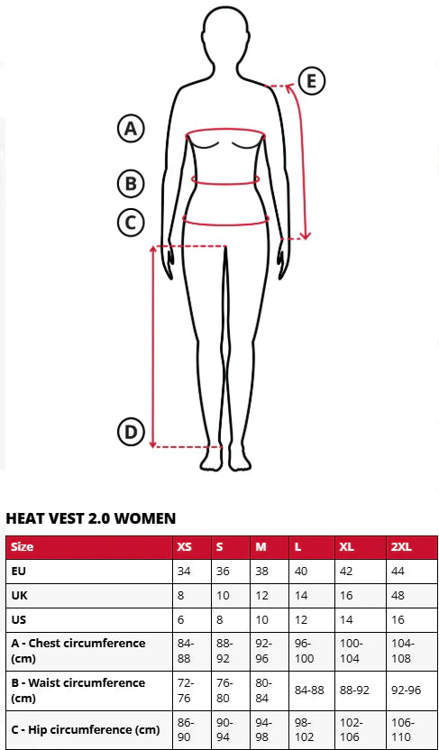 Lenz Heat Vest 2.0 Women + Lithium Pack rcB 1200 (USB) Set