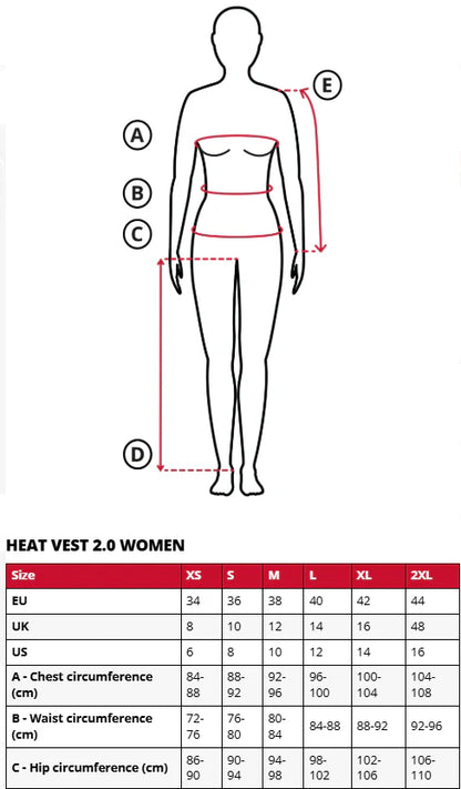 Lenz Heat Vest 2.0 Women + Lithium Pack rcB 1200 (USB) Set