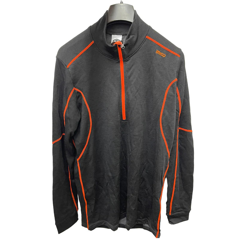 Mico Man Long Sleeves Zip Neck Shirt