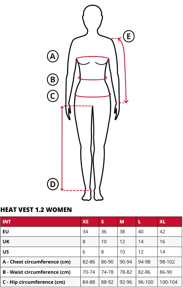 Lenz Heat Vest 1.2 Women + Pair of Heat Pads