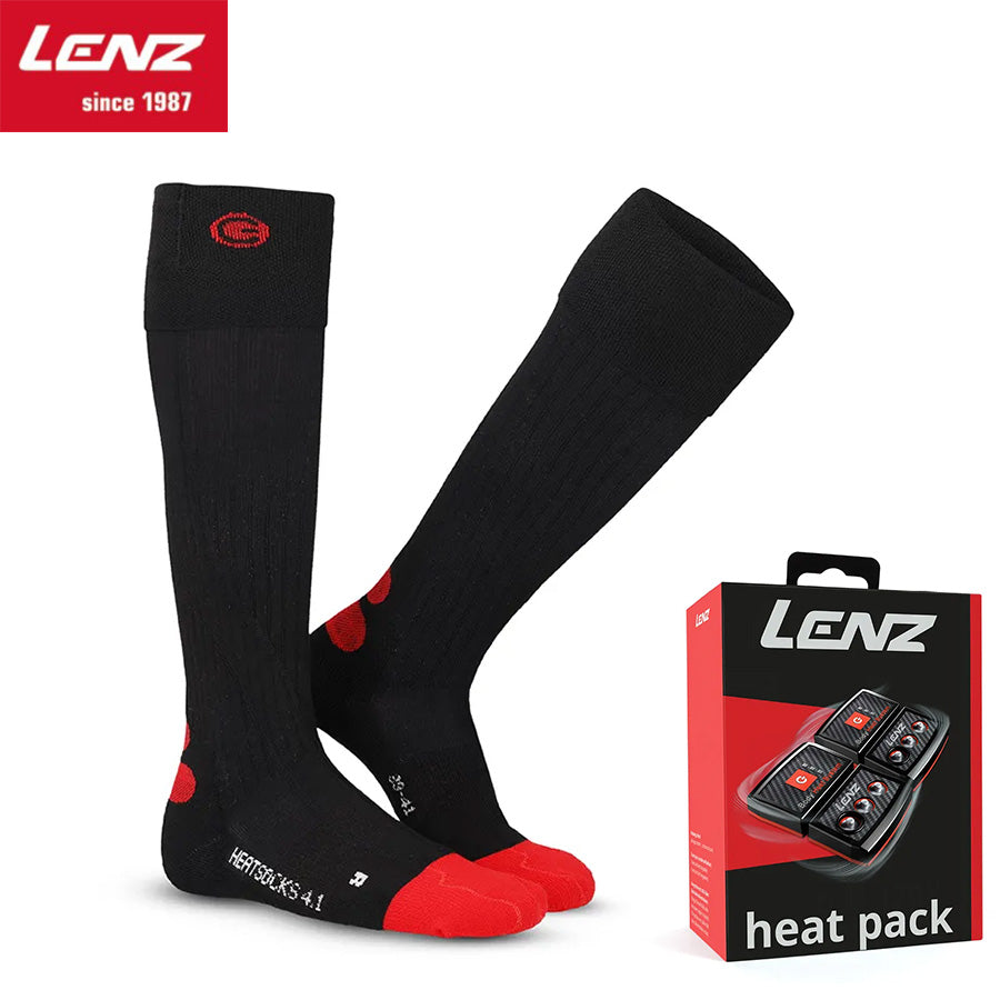 Lenz Heat Sock 4.1 toe cap + Heat Pack 2.0 (USB-C) Sets