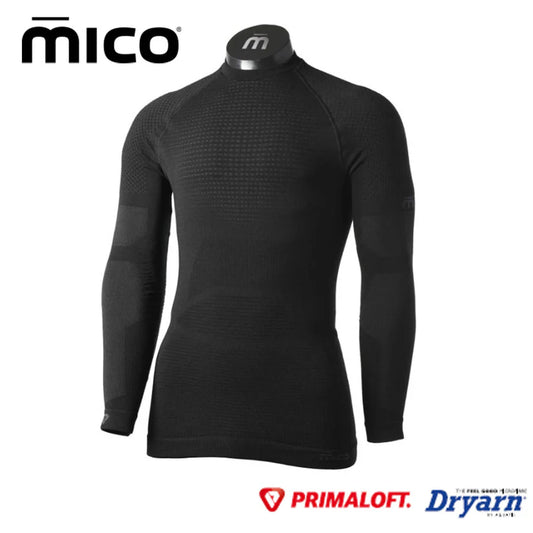 Mico Super Thermo Primaloft Skintech 男士長袖圓領保暖內衣